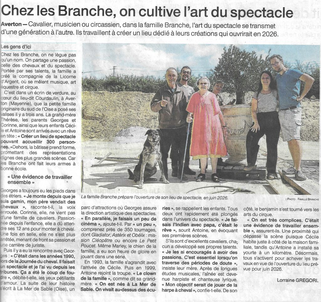 théâtre équestre d'Averton Mayenne